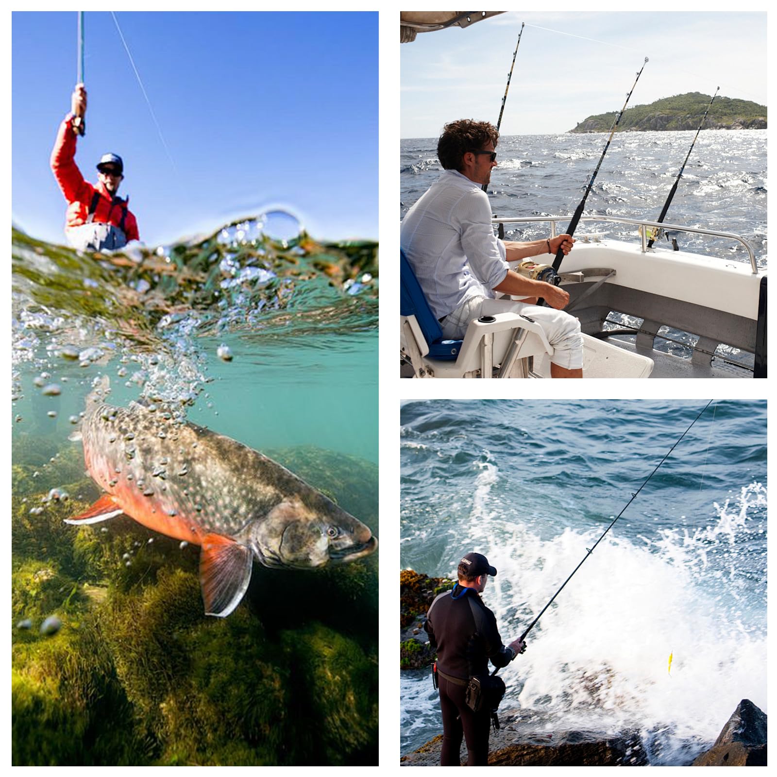 CONNECTION 180 pz Tappi di Gomma per Pesca 6 in 1 Stopper da Pesca 50 Girelle da Pesca con Moschettone 2/4/6/8/10#, 30 Fagioli Girevoli Connettori Galleggiante S/M/L Accessori per Pesca in Mare Laghi