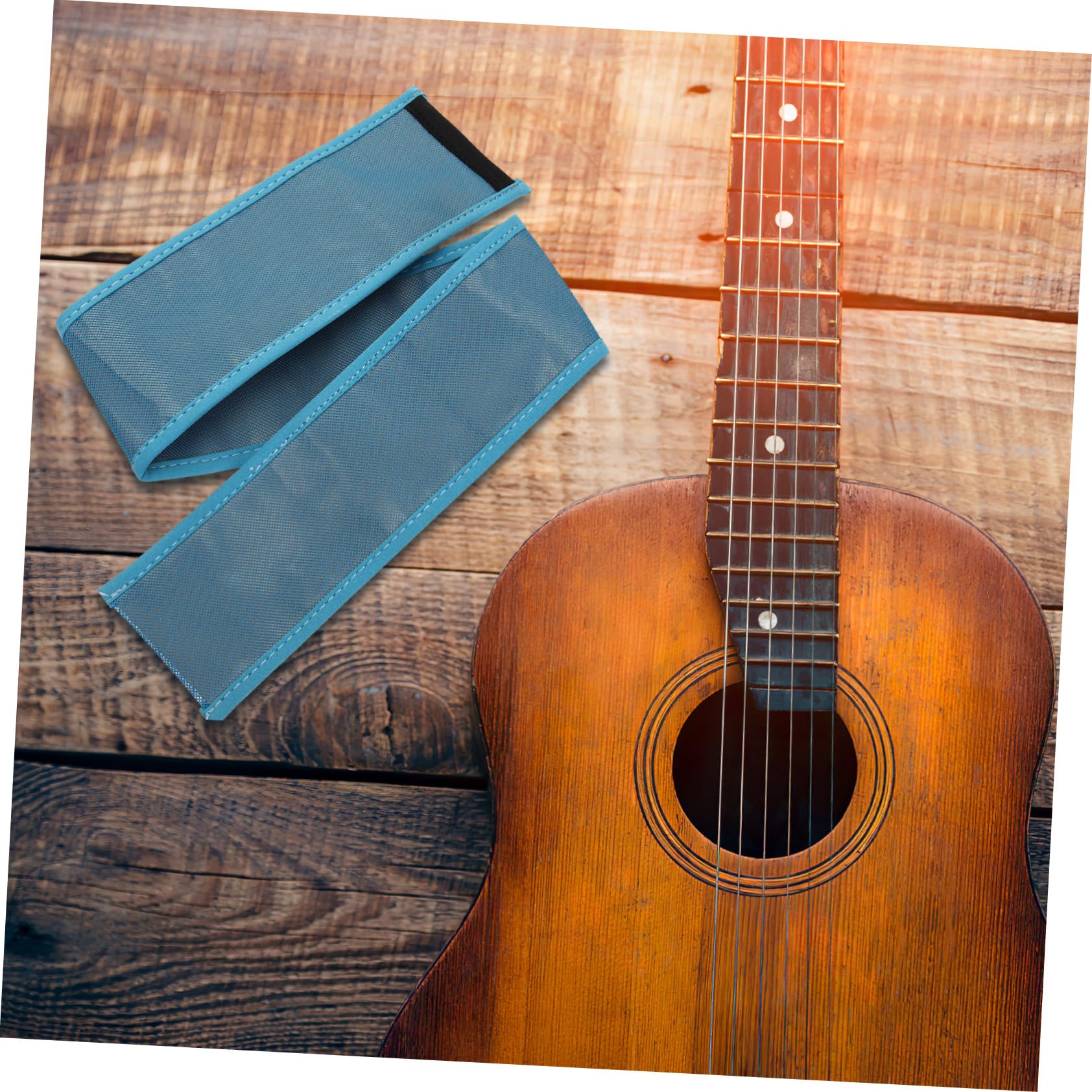 GOOHOCHY Guitar Supplies Nylon Cloth Fingerboard Cover Rustproof Bag for Fretboard