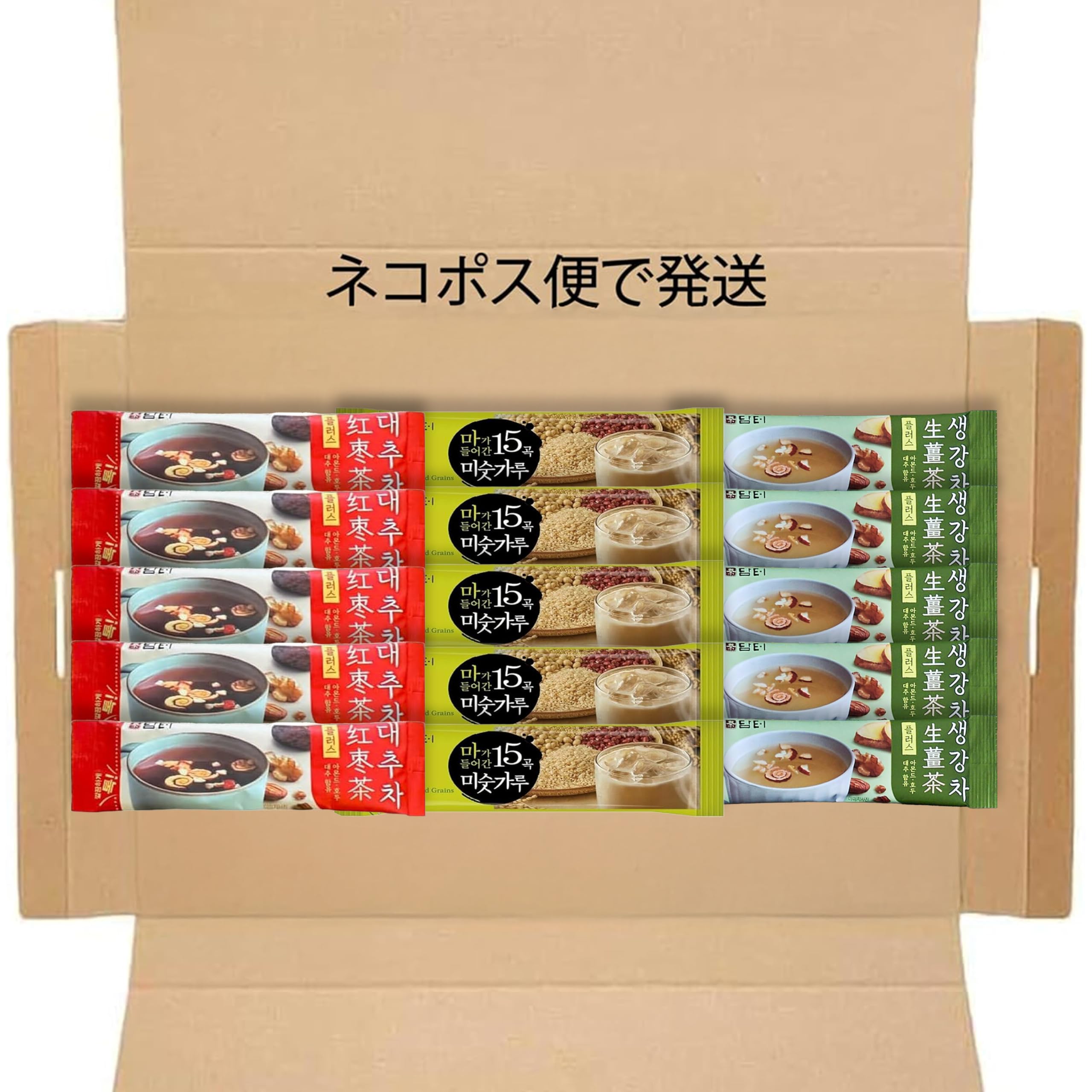 Amazon | 【ダムト】韓国伝統茶セット 《なつめ茶・15穀物ミスカル