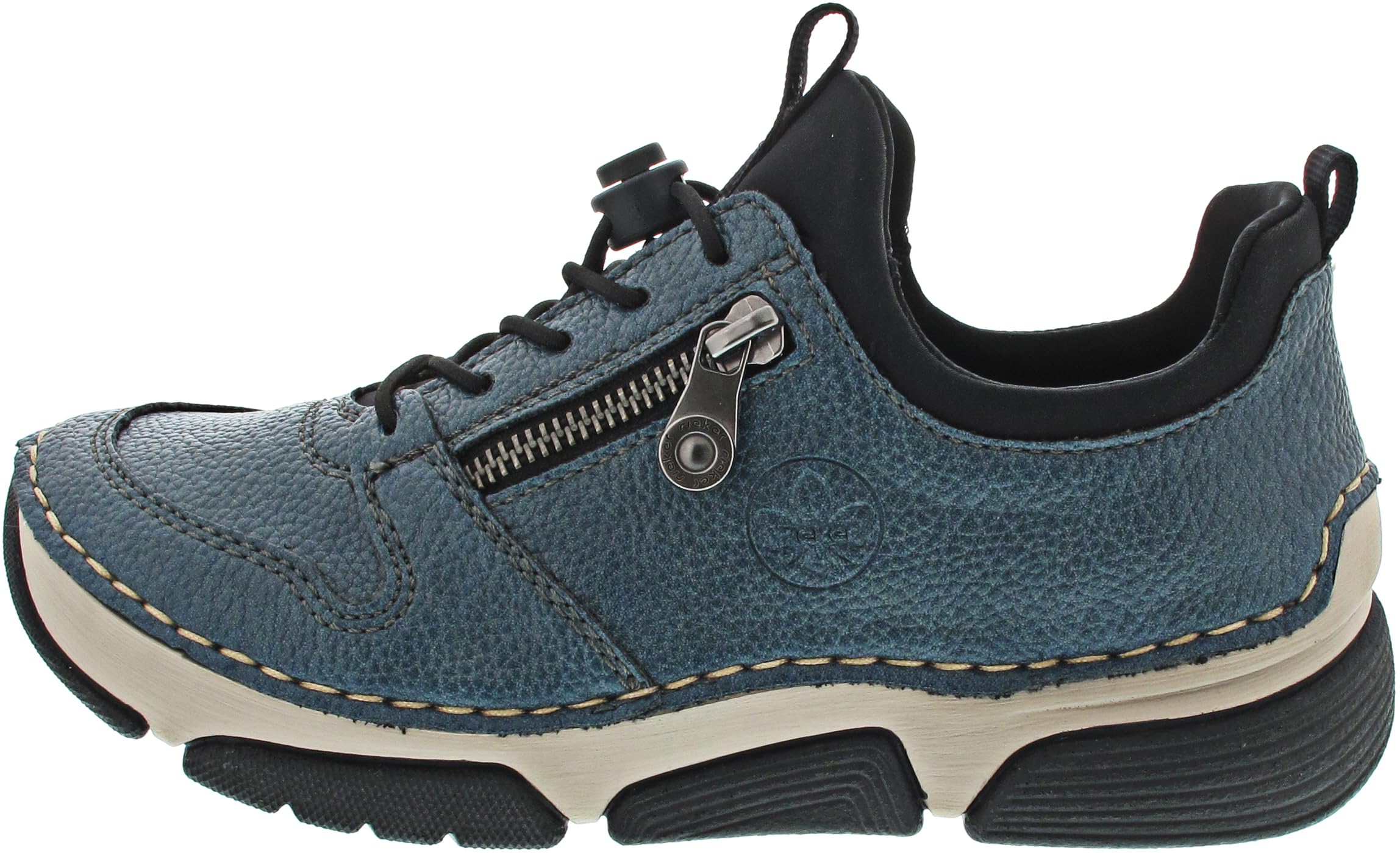 Rieker Women's Low Shoes 45951, Blue, 6 UK