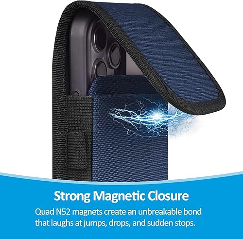 Miniatura 4 de Funda para teléfono celular con tarjetero y clip para cinturón para hombres para iPhone 17 Pro Max, Samsung Galaxy S25 S24 S23 S22 S21 S20 Ultra A16