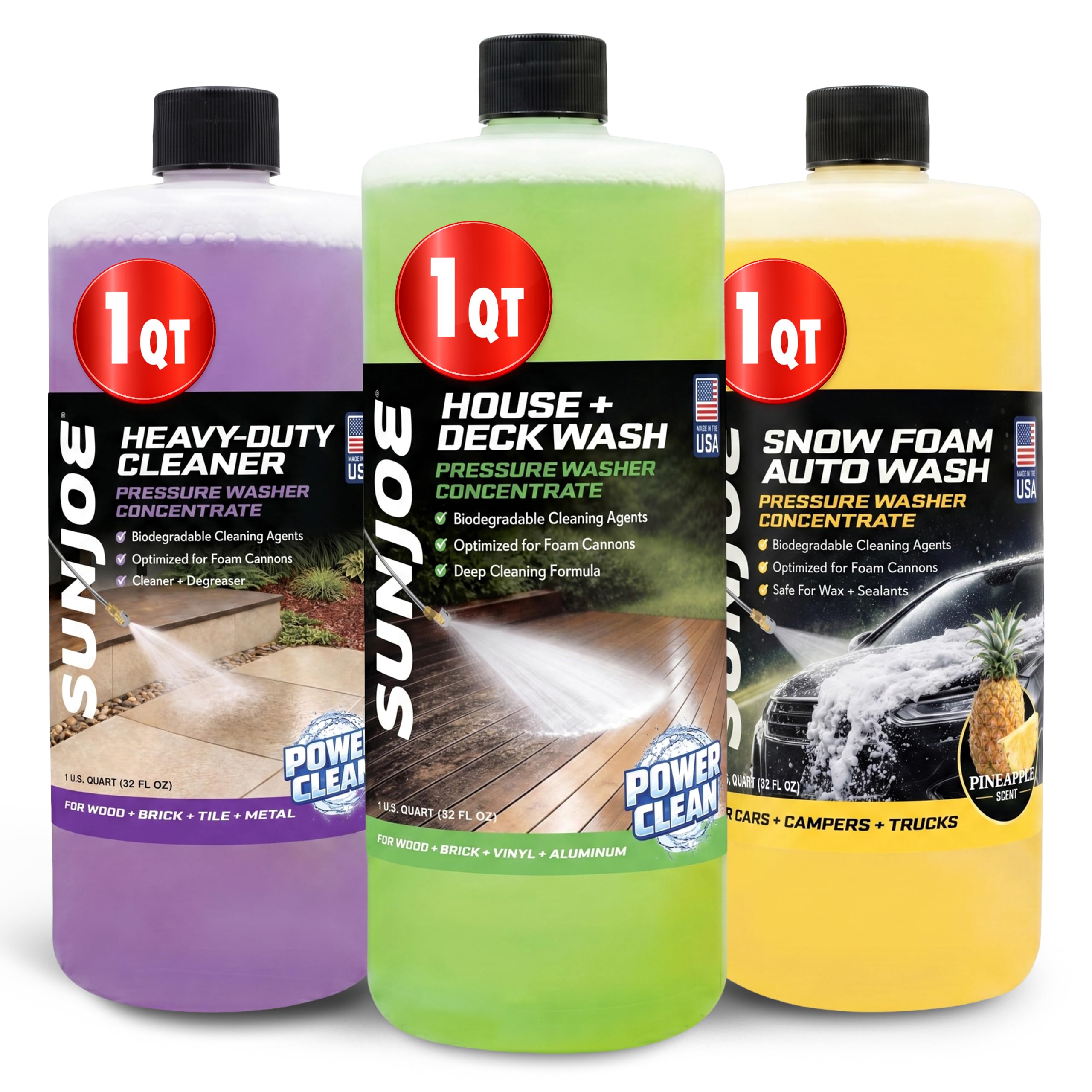 Sun Joe 3-Pack Pressure Washer Concentrate