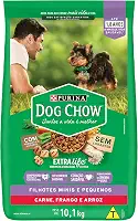 Purina Dog Chow Nestlé Purina Dog Chow Extralife Filhotes Mini E Pequenos Carne Frango E Arroz 10 1Kg