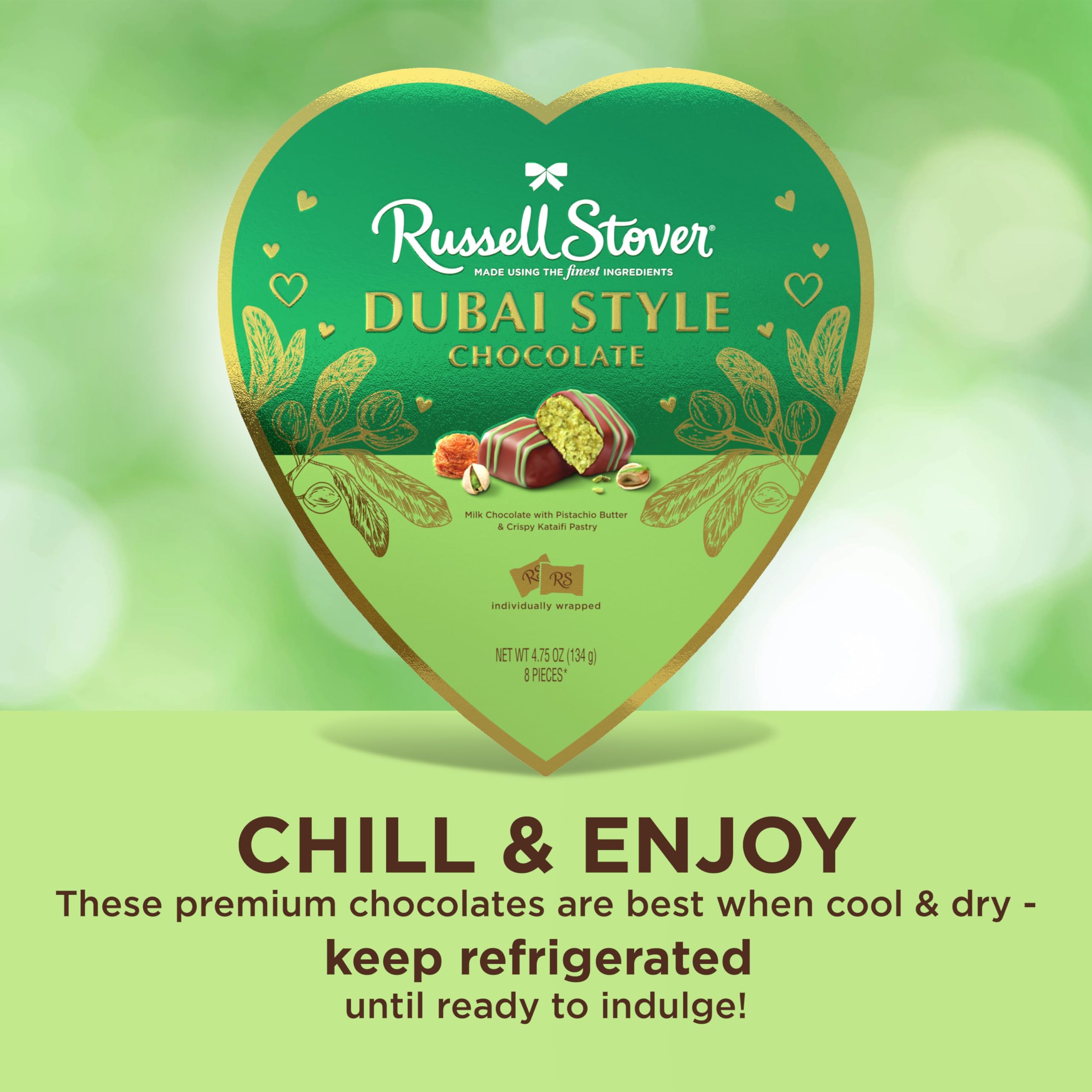 Amazon.com : RUSSELL STOVER Valentine's Day Dubai Style Milk