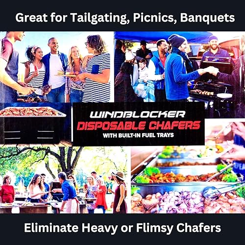 Miniatura 3 de Conservadores de alimentos para fiestas, elegantes y desechables que bloquean viento, calentadores o refrigeradores para catering, versátiles, para