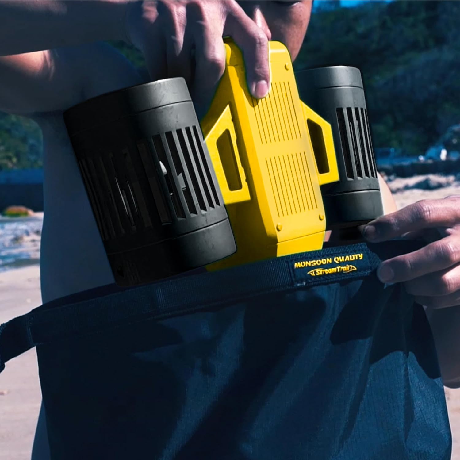 Subacqueous scooter Lefeet C1: Max 60min Battery with action Mount IPX8 100FT waterproof sports sports sports, Scuba in the pool, children/adults. 7 81rNGOd7DvL. AC SL1500