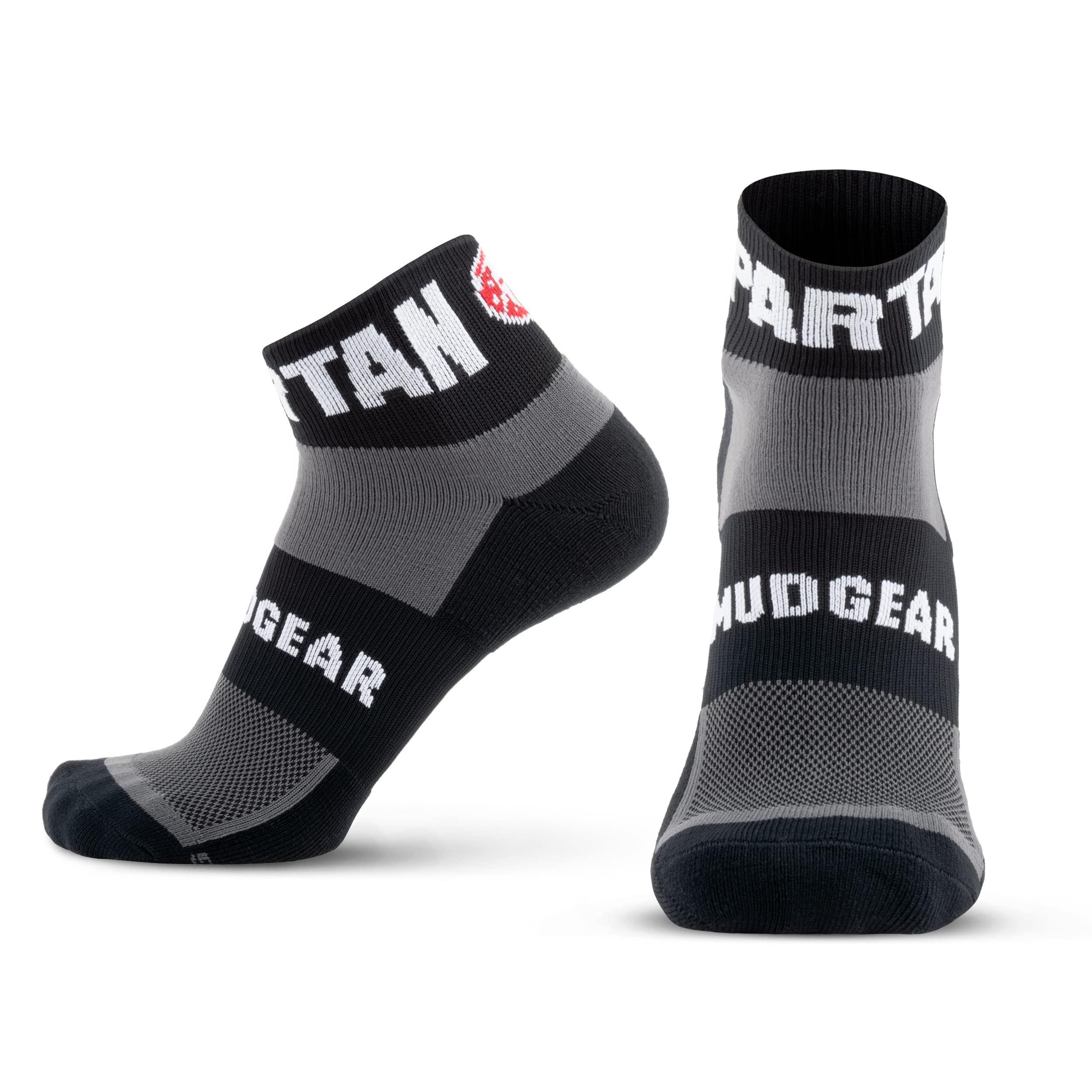 Crew Length Trail Running Socks, Quick-Drying Mid-Calf Socks with Arch Support, Sweat-Resistant, Breathable Athletic Socks
