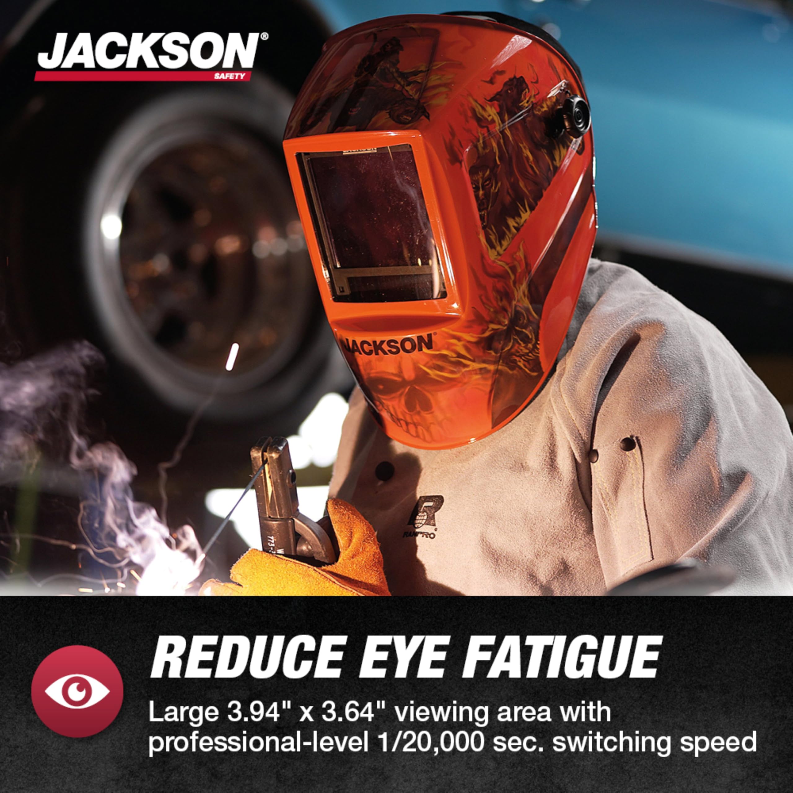 Auto Darkening Welding Helmet - Jackson Safety -3