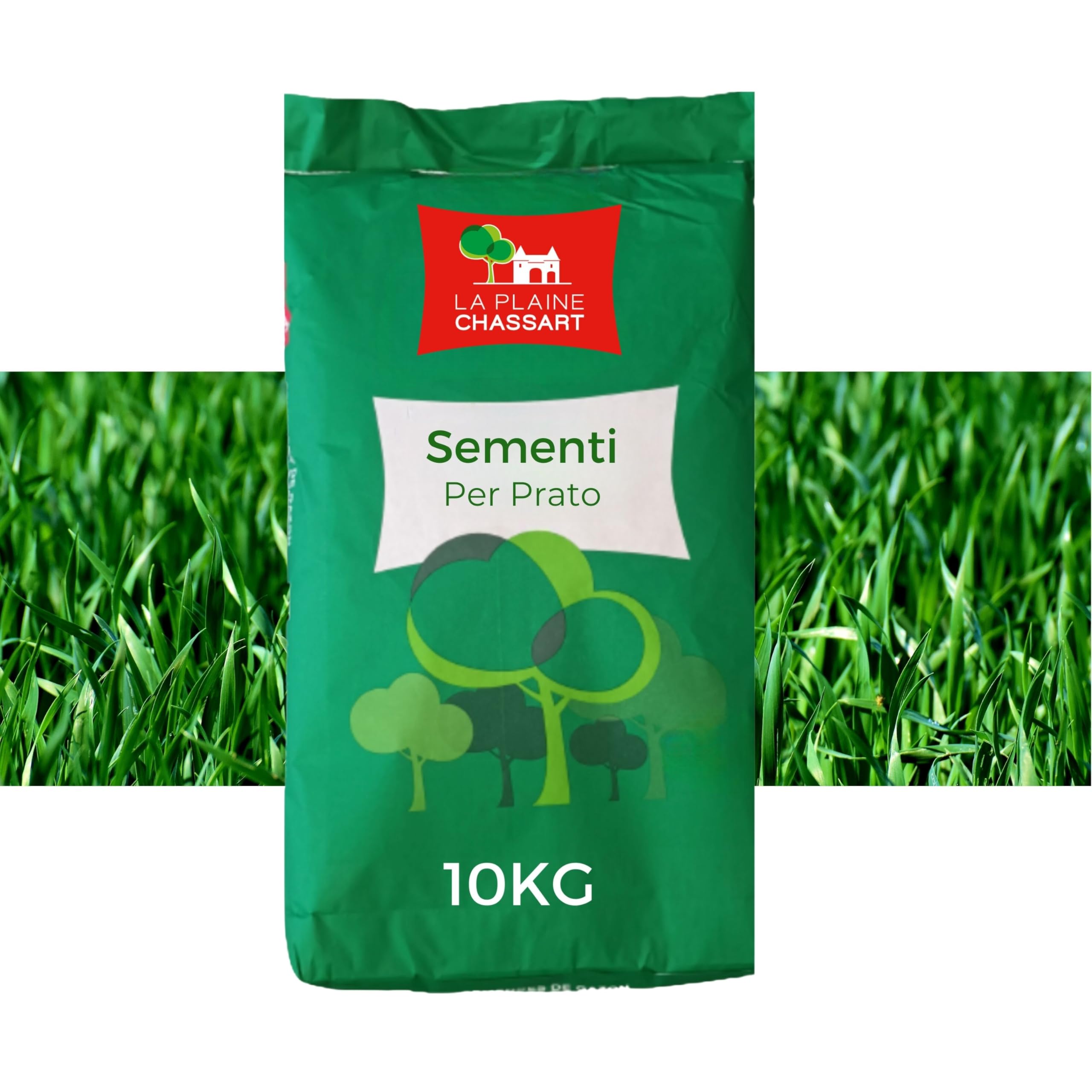 La Plaine Chassart - Semi per Prato Resistente 20KG - Crescita Rapida e Gazon Sempre Verde