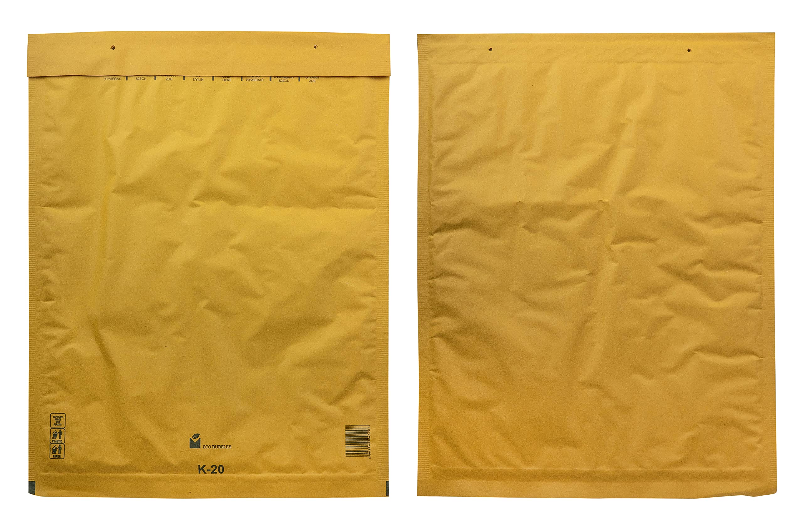 200 Versandtaschen Luftpolsterumschläge 370 x 480 mm DIN C3 Luftpolsterversandtaschen Luftpolstertaschen Gr. K/10 K10 braun Umschläge haftklebend gepolstert Polsterumschlag Taschen