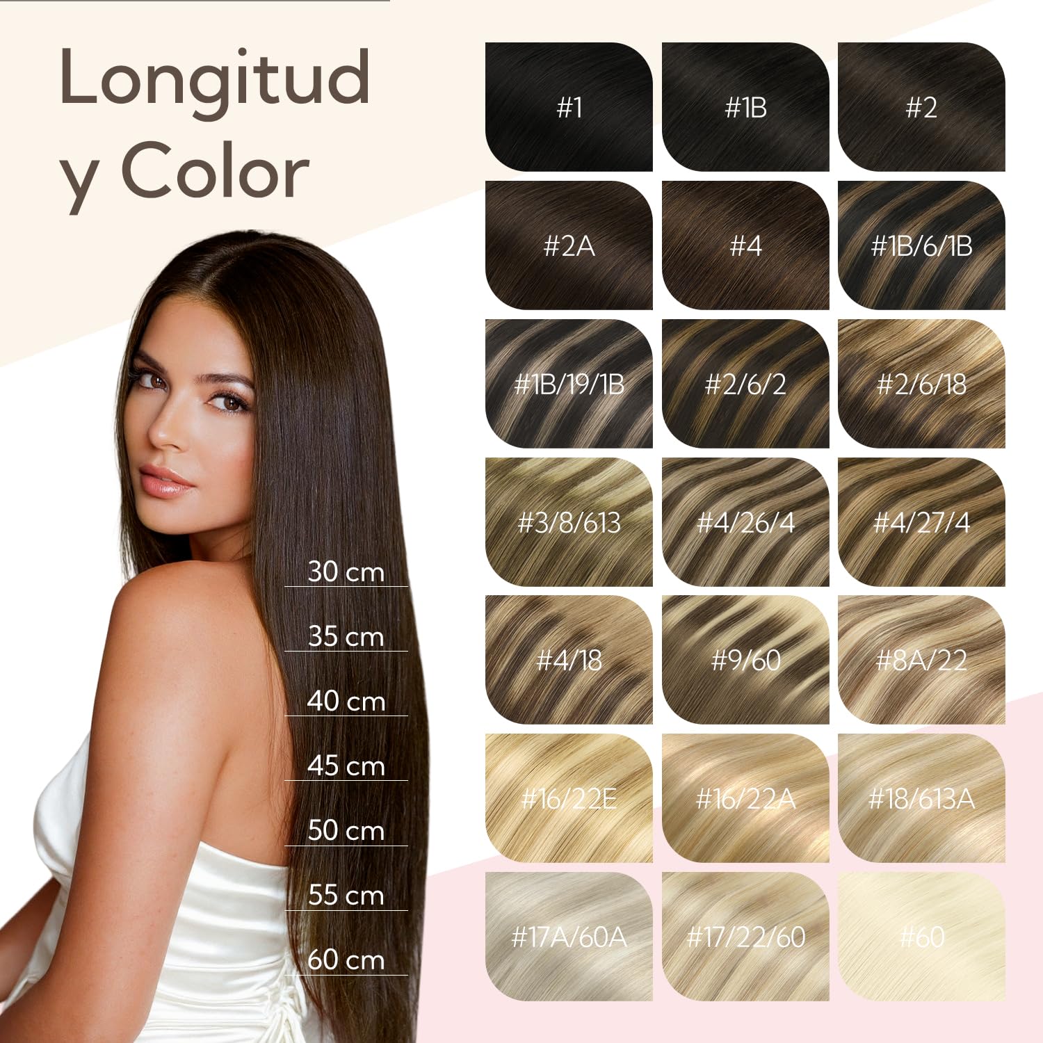 hotbanana Clip Extensiones de Cabello Natural, Mujeres Extensiones de Cabello Humano Eeal Pelo Rizado De castaño oscuro a castaño y rubio sucio con mechas 35cm 120g 7pcs