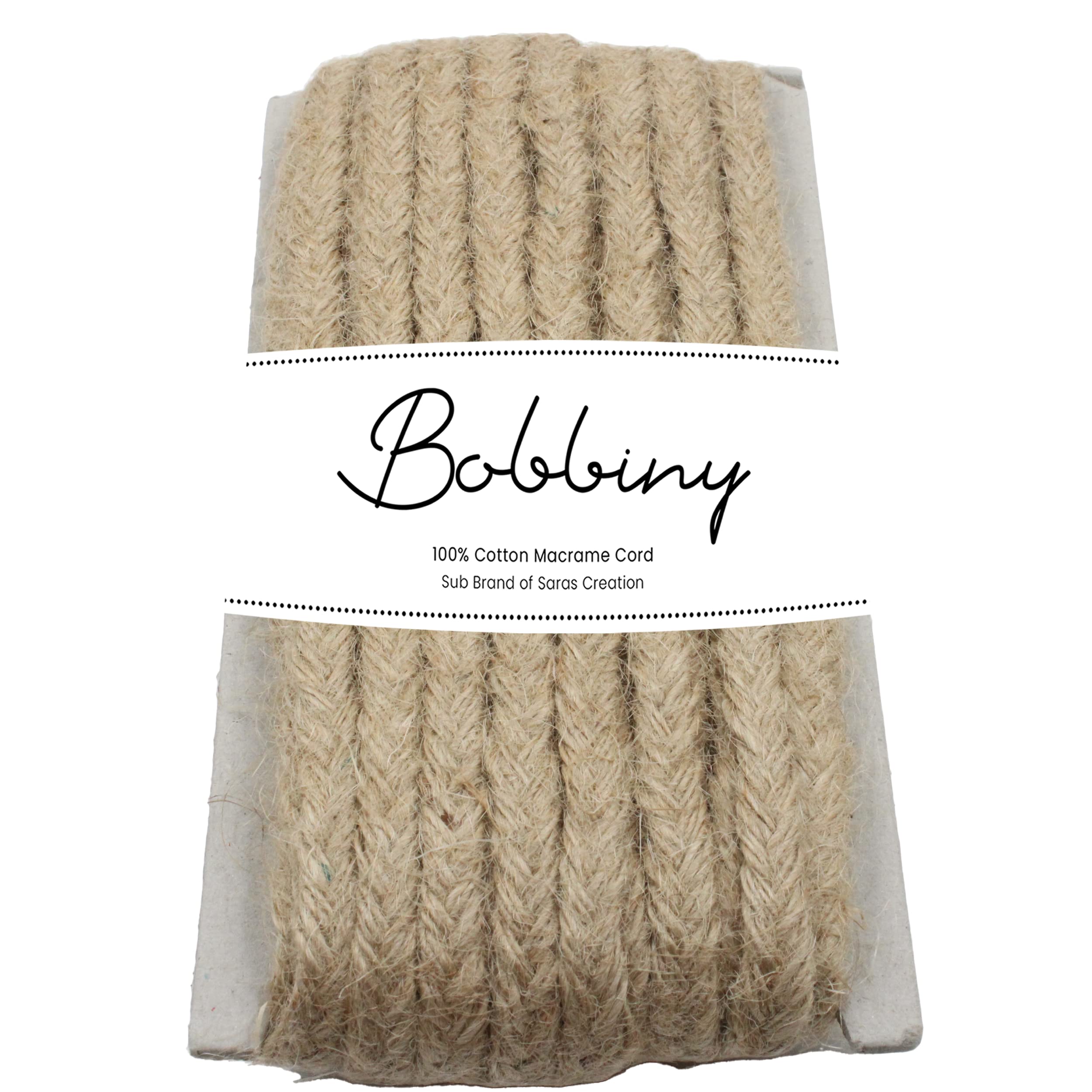 Bobbiny Natural Flat Braided Jute Twine Rope Linen Twine Rustic String Cord Rope DIY Rope Party Wedding Gift Wrapping Cords Thread and Other Projects | White | 7mm, 10 Meters — Amazon image 6