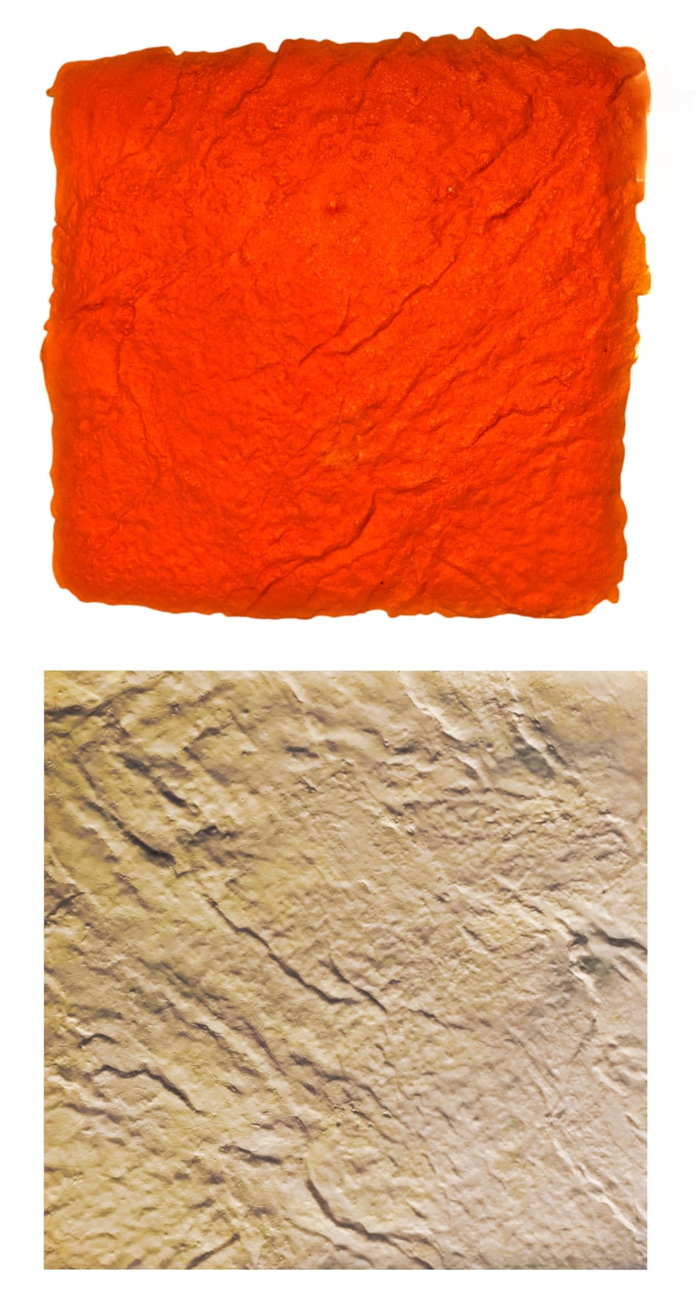 Moule pour pierre de plâtre et empreinte de sol pour fabriquer vos dalles de béton aspect roche