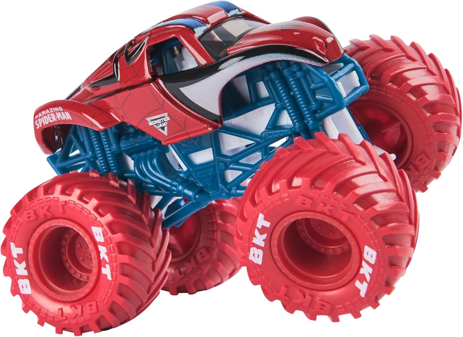 Monster Jam, Marvel Official Spider-Man Vs. Black Panther Die-Cast Monster Trucks, 1:64 Scale, Kids Toys for Boys and Girls Ages 3 and up