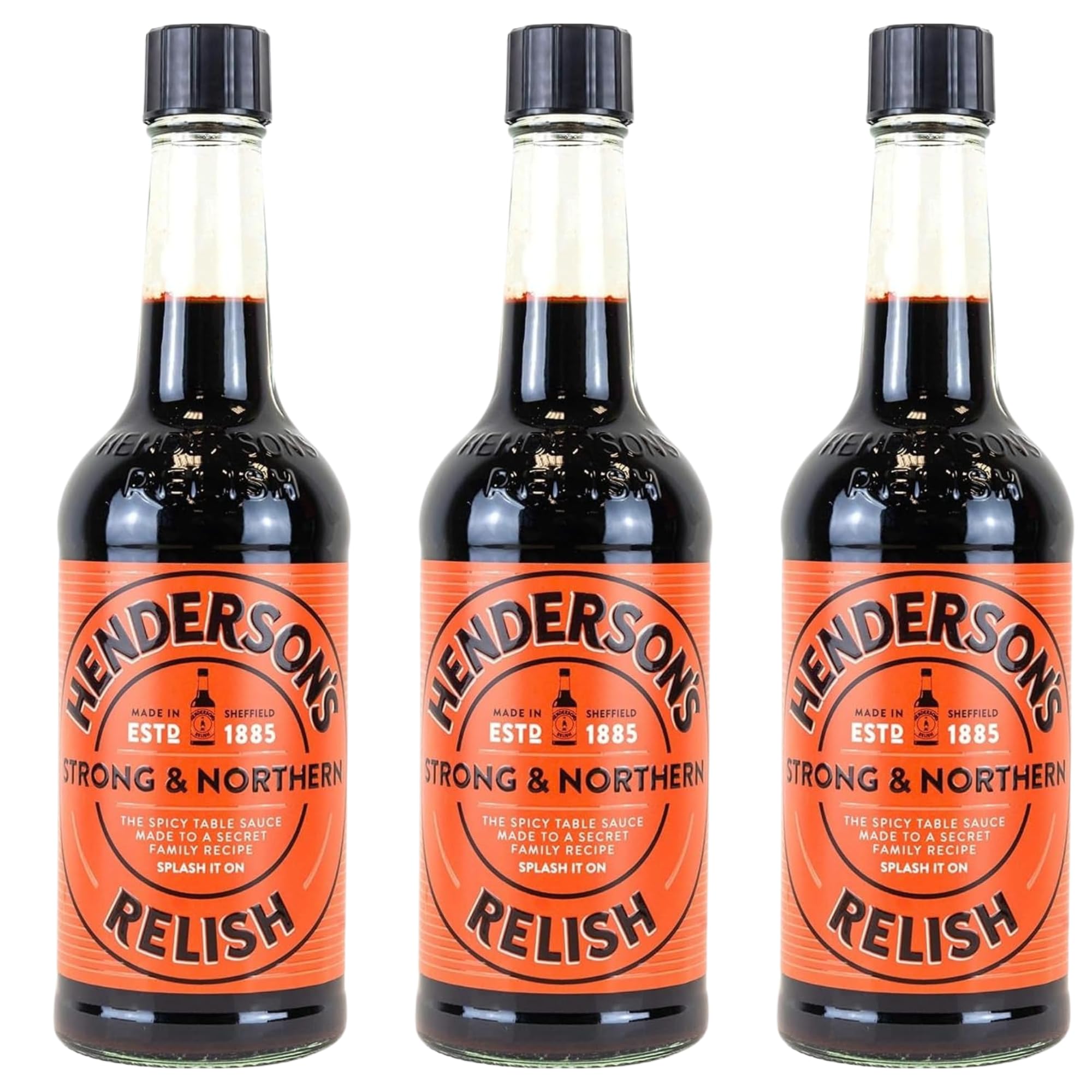 Relish Sauce Bundle Consisting Henders0n's Relish Spicy Table Sauce 284ml (3 Pack)