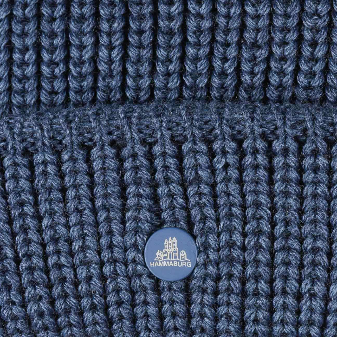 HAMMABURG Strick Dockermütze Beanie Wolle Made in Italy Damen Herren Herbst Winter