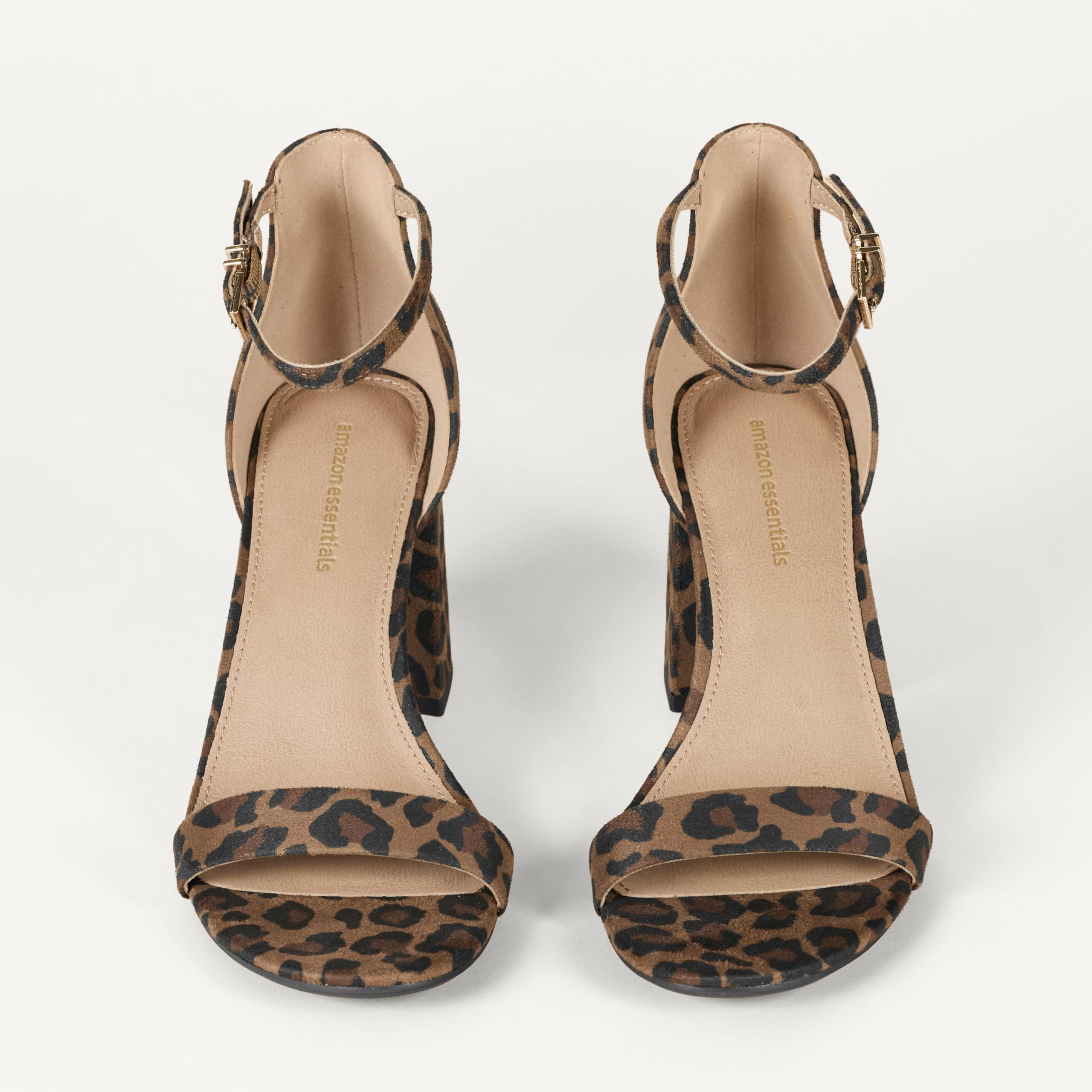 Amazon Essentials Sandalia de Tacón Ancho Mujer
