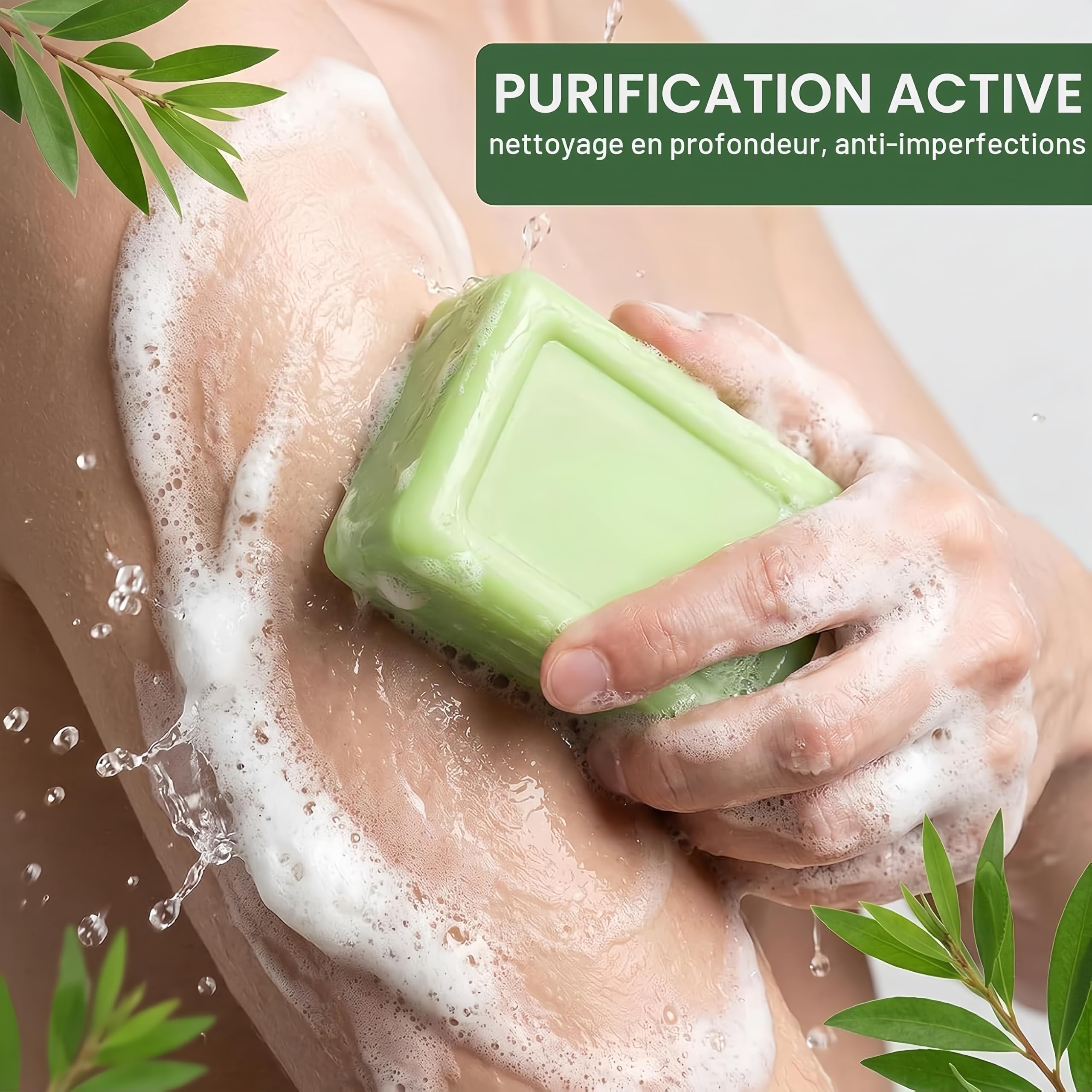 xelae Savon Purifiant à l'Arbre à Thé - Visage, Corps et Pieds