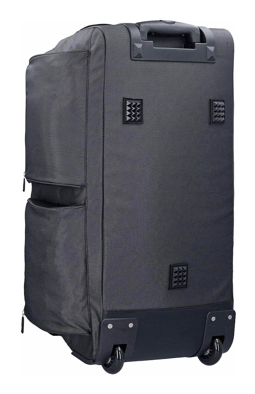 Bugatti Lima Reisetasche auf Rollen für Urlaub, Reisen und Sport, 70 cm, Schwarz