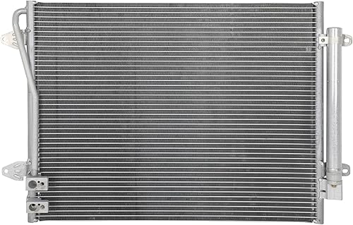 SCITOO 30037 Condensador Aire Acondicionado AC Condensador para 2016-2017 para V-olkswagen Passat 1.8L 2018-2019 para V-olkswagen Passat 2.0L