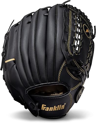 Franklin Sports Baseball and Softball Glove - Fieldmaster Adult + Youth Baseball Gloves - Men's + Women's Infield + Outfield Mitt
