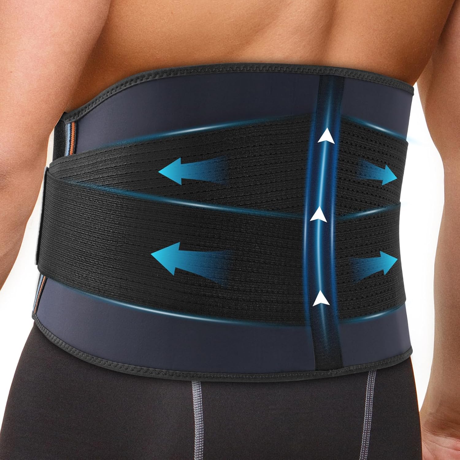 Back Brace For Men Lower Back Pain Relief Men Women Adjustable Lumbar Support Belt Ergonomic Lumbar