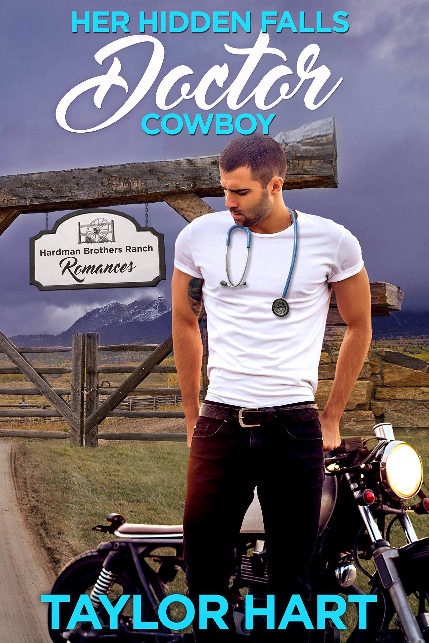 Her Hidden Falls Doctor Cowboy: A Sweet Brother's Romance (Hardman Brother Ranch Romances Book 2)