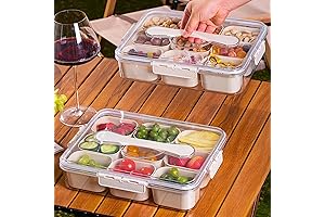 2-Pack Snackle Box Containers: Ultimate Snacking Convenience