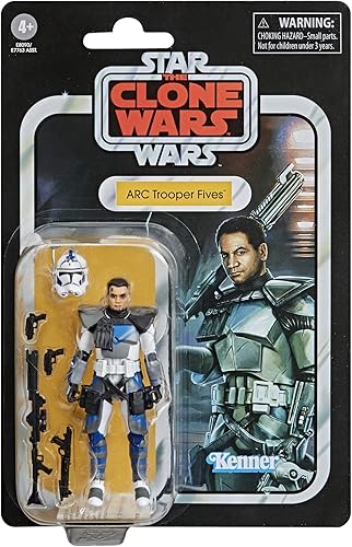 Miniatura 2 de STAR WARS The Vintage Collection ARC Trooper Fives - Figura de acción de The Clone Wars a escala de 3.75 pulgadas, juguetes para niños a partir de 4