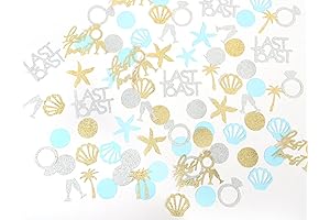 Sparkling Seashell Bachelorette Confetti for a Sparkling Celebration