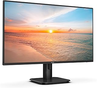 Philips 24E1N1100A Monitor 24 Polegadas FHD, 100Hz, IPS, 1 MPRT, Adaptive Sync., Alto-falantes (1920x1080, 1x HDMI 1.4), Preto