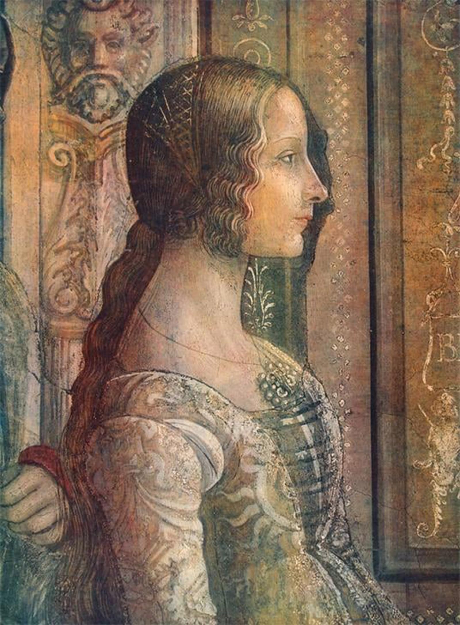 ARTXLXXBN Famous Painting Canvas Artwork Graffiti Print Geburt Mariä by Domenico Ghirlandaio Portrait Canvas Image for Home Decor 60x90cm