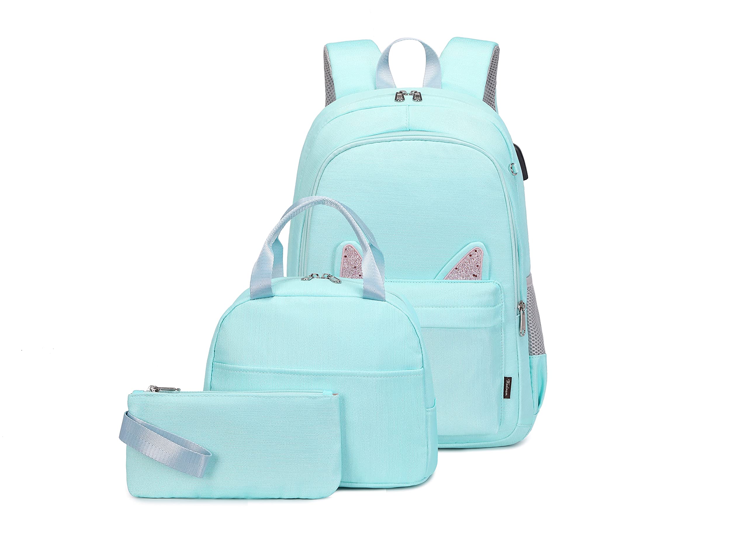 Wadirum Juego de Mochila Escolar para Niñas Adolescentes Juego Moderno de Mochilas Escolares