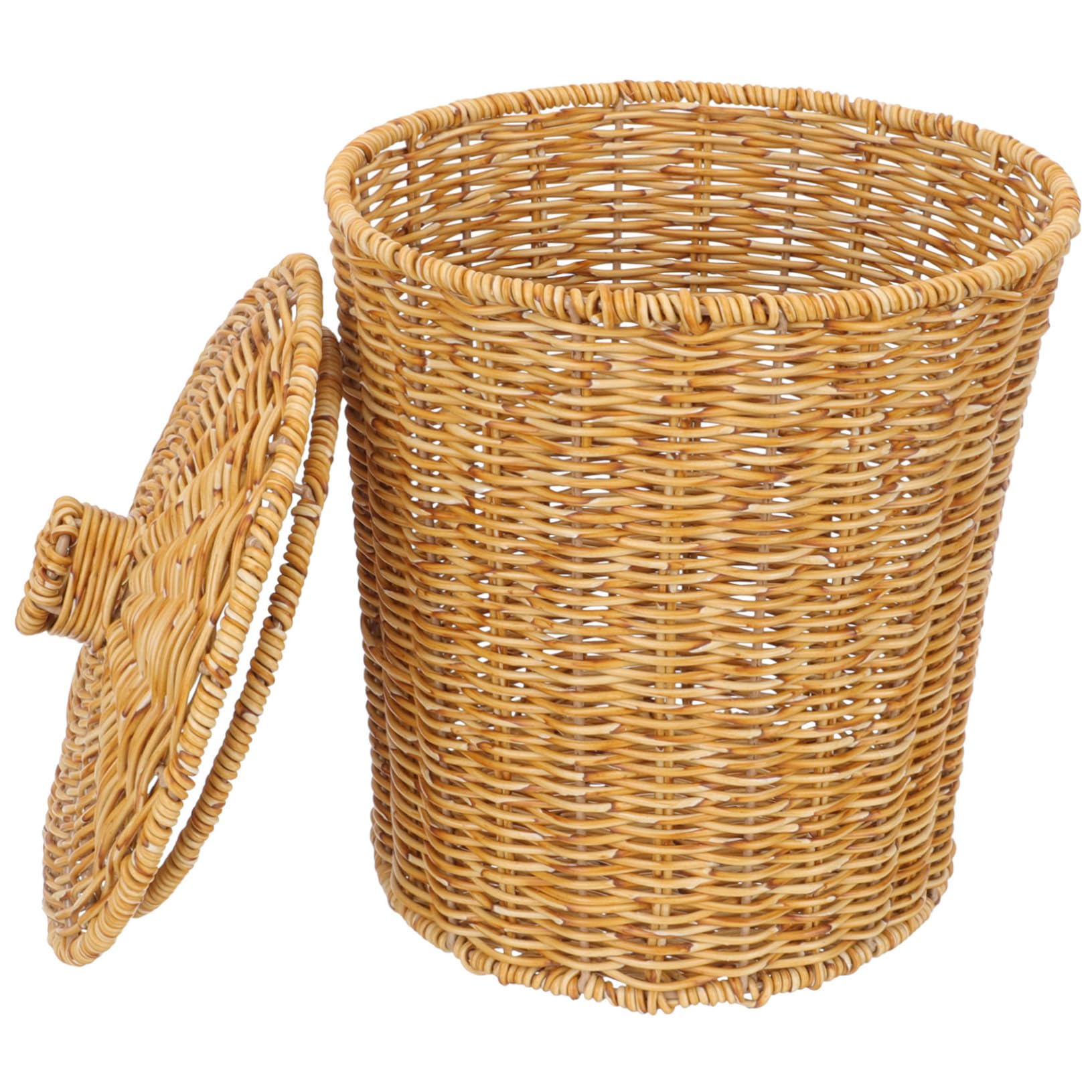 Panier tissé léger pour chambre d'enfant, corbeille ronde pour ranger les jouets