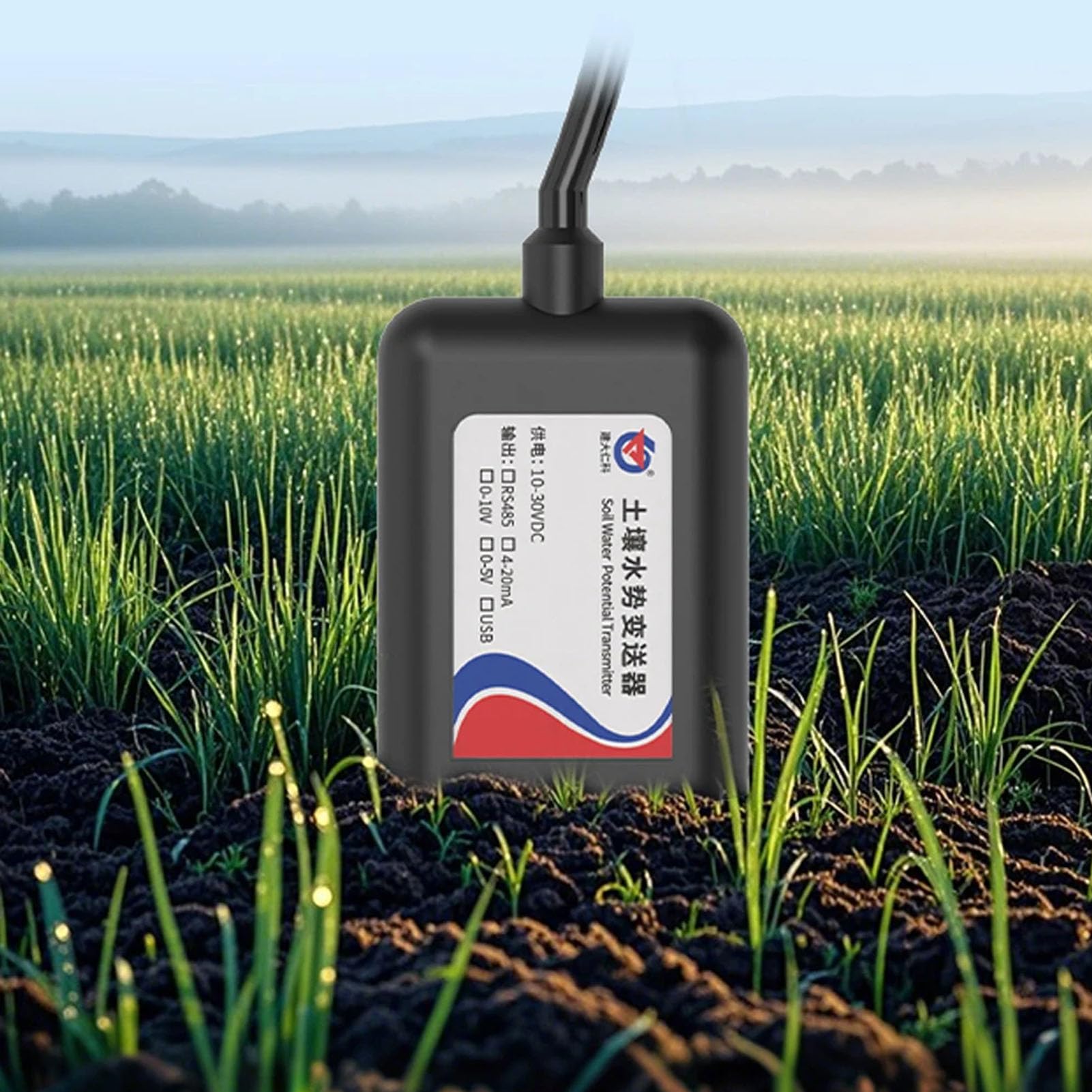 Toplionace Sensor de Potencial Hídrico del Suelo de Alta Precisión RS485, Detector de Intensidad de Humedad del Suelo, Tensiómetro de Humedad del Suelo para Riego Por Sequía.