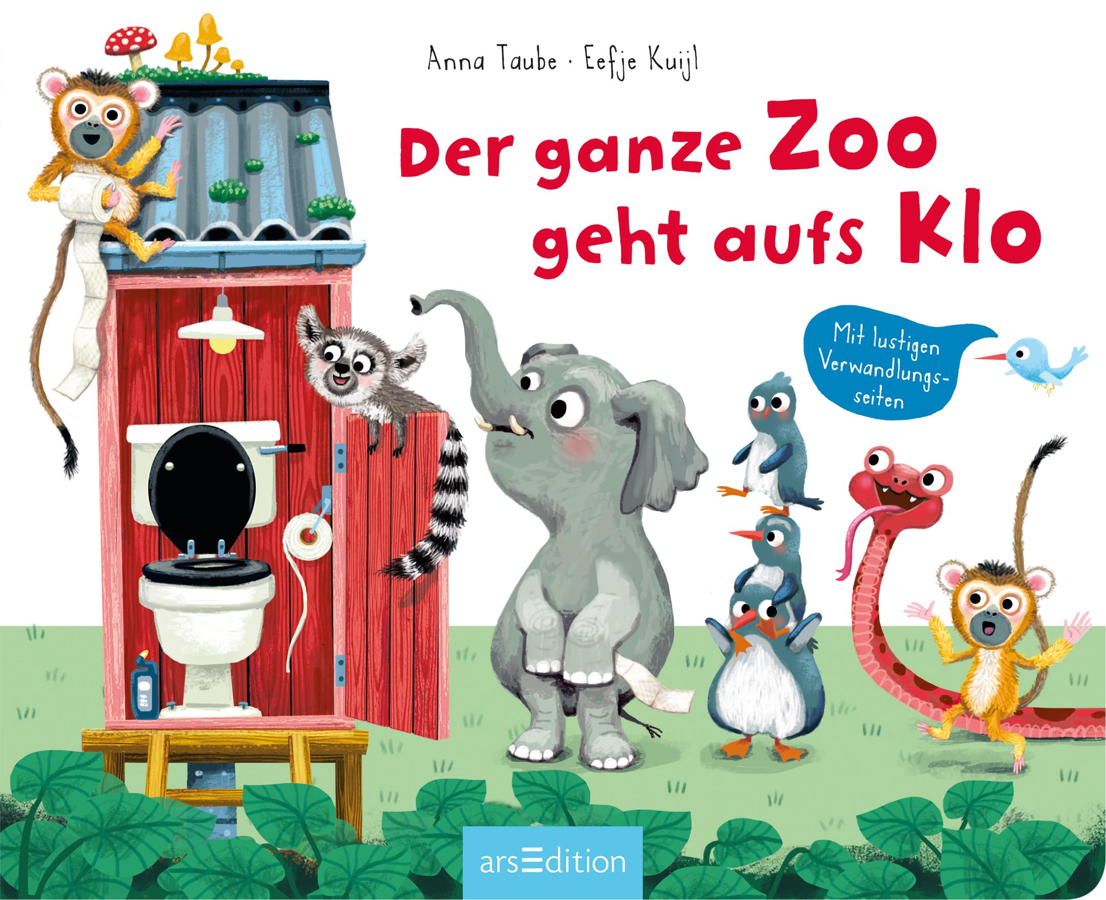 Der ganze Zoo geht aufs Klo: Mit Verwandlungsseiten
