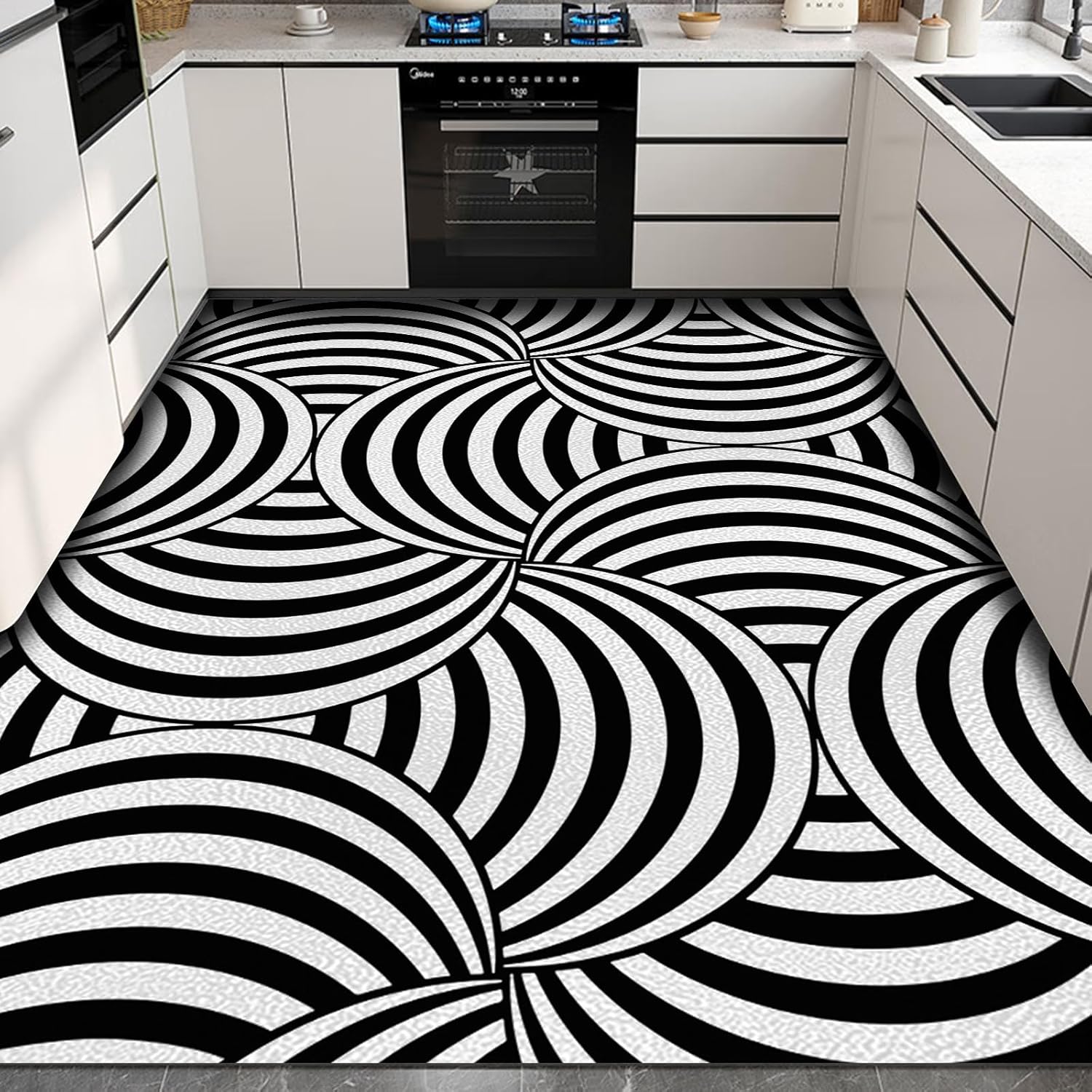 Laundry Room Rug Non Slip Leather Laundry Room Mats Anti Fatigue Carpet Washable