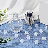 Vista 5 de GORGECRAFT Tapones para salero y pimentero de 1/2 pulgada, 50 unidades, tapones de plástico de repuesto, tapas de botellas reutilizables redondas