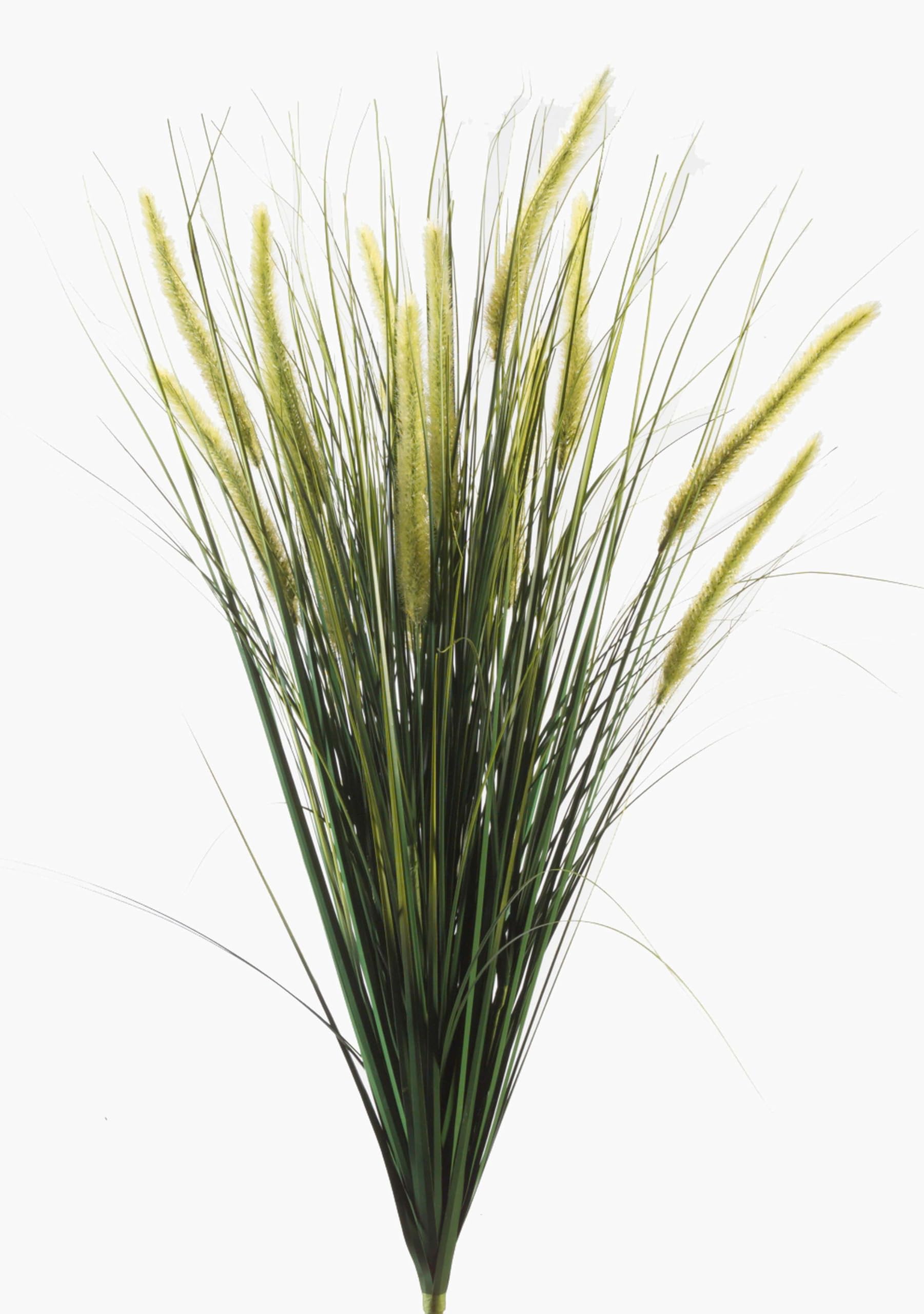 artplants.de Artificial Foxtail grass on stick, 3ft/95cm - Grass foliage/Plastic grass plant