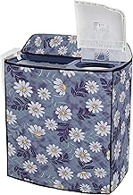 Star Weaves Semi Automatic Washing Machine Cover for LG 6 kg, 6.2 kg, 6.5 Kg, 7 kg, 7.5 kg 8 Kg (80.01x50.8x86.34 cms) Dustproof & Waterproof Washing Machine Cover - SABKUM10