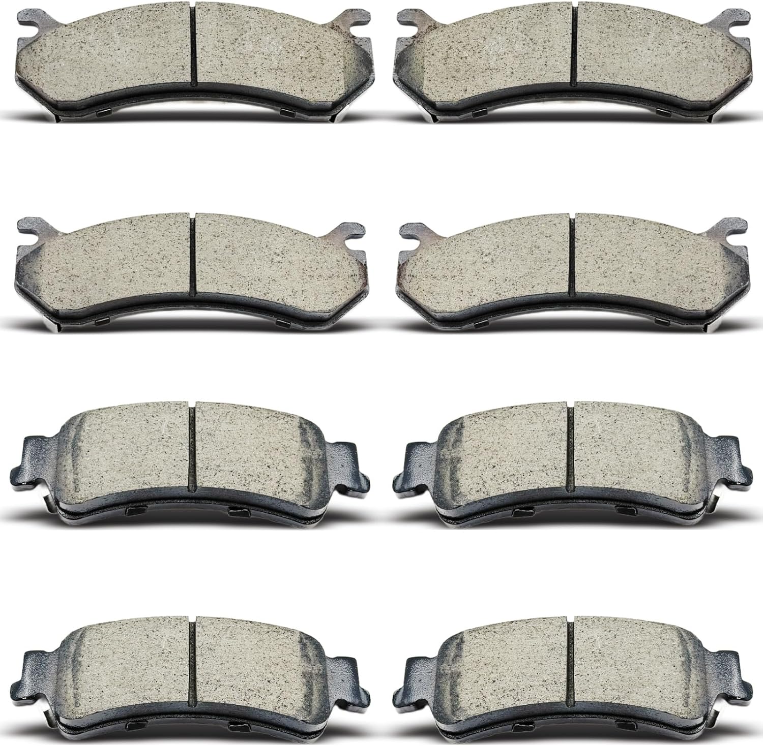 D785 D792 Front Rear Ceramic Brake Pads Fit For Chevrolet For 1999-2006 Silverado 1500,2003-2005 Astro,2000-2001 Tahoe,For GMC For 1999-2006 Sierra 1500,2003-2005 Safari,2000-2002 Yukon