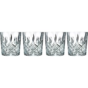 Marquis By Waterford Markham Square Decanter & Double Old Fashion Pair Decanter Set, 2 Count (Pack of 1), Clear, 30 fluid ounces