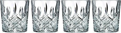 Marquis by Waterford Markham Double Old Fashion Set of 4, 11 oz, Clear