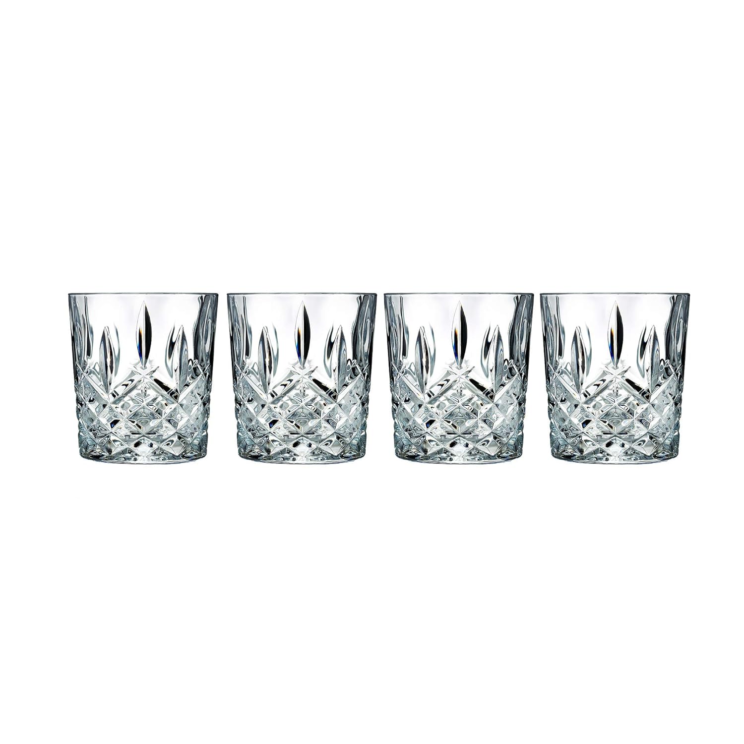 Marquis by Waterford Markham Double Old Fashion Set of 4 11 oz Clear
