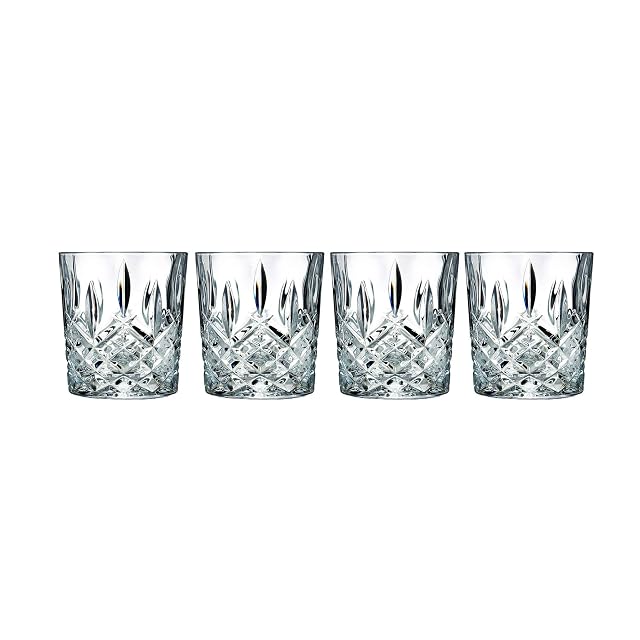Marquis by Waterford Markham Double Old Fashion Set of 4 11 oz Clear
