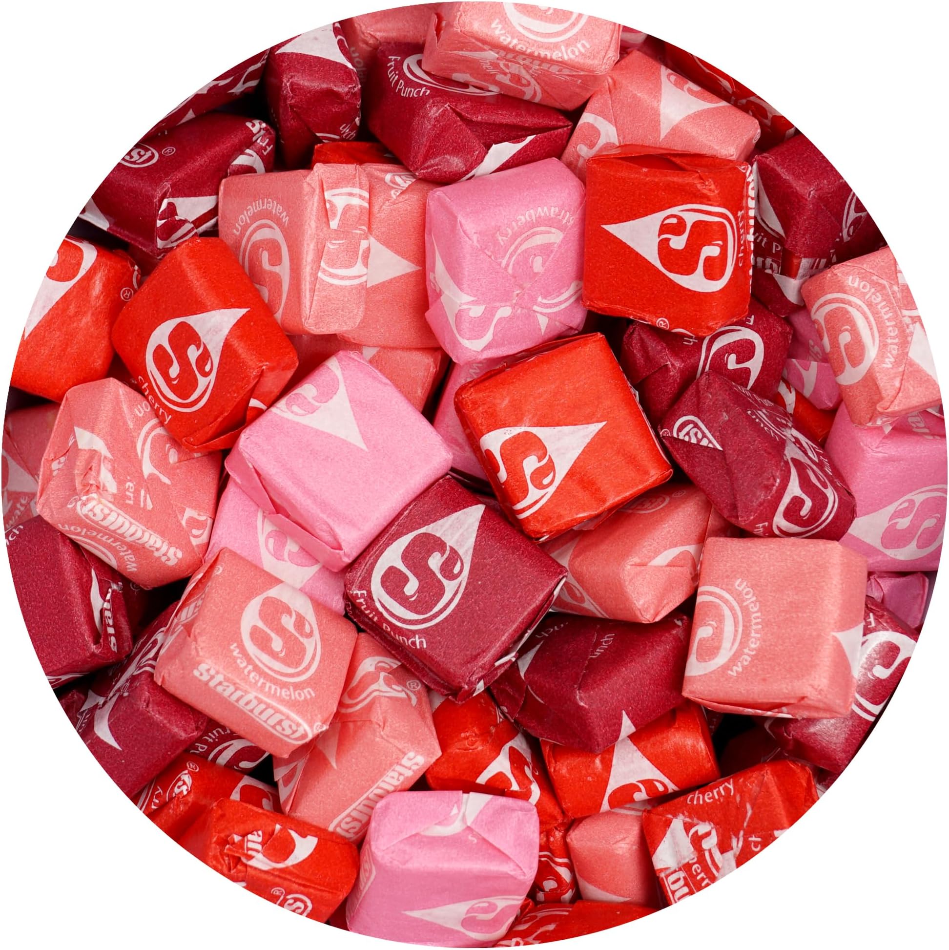 Fave Reds, 2lb Bulk Bag (Approx. 180 Pieces) Red & Pink