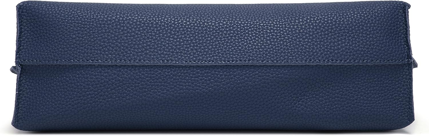 Dreubea Women's Soft Faux Leather Tote Shoulder Bag from, Big Capacity Tassel Handbag - Image 5