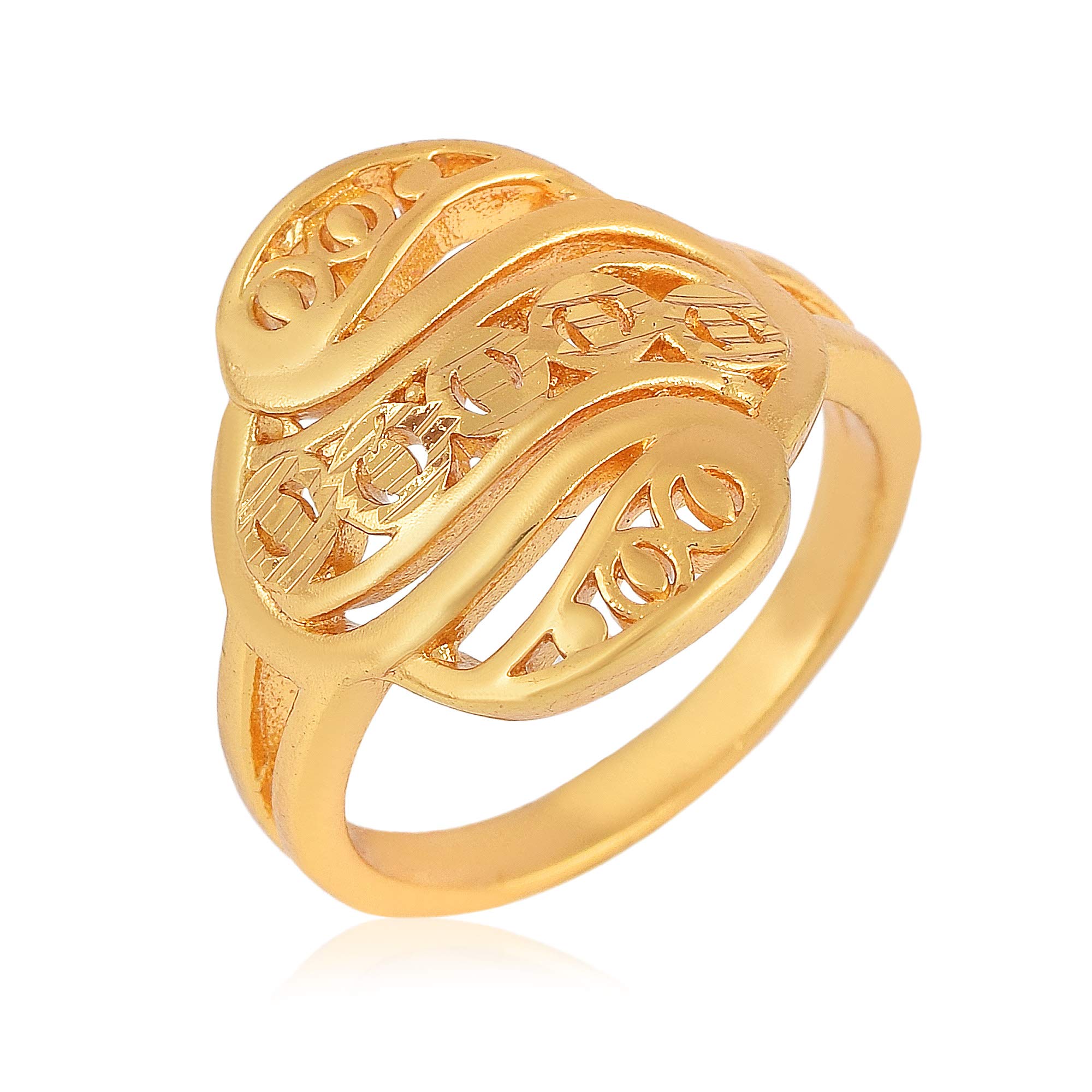 Memoir Micron Goldplated Heavy Traditional Wedding Bridal Stylish Ethnic finger ring for Women Fashiin Jewellery (ORSV1664_N) (B0BLNZ97H5) Amazon Price History, Amazon Price Tracker