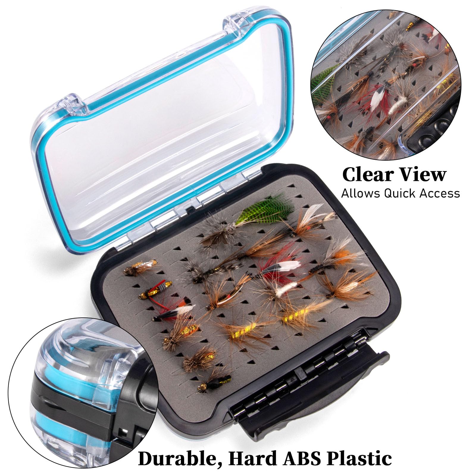 Amazon.com: Dr.Fish Fly Fishing Box, Flies Storage Case Waterproof Silicone Double Sided Clam Fishing Jig Boxes Crappie Panfish Trout M : Sports & Outdoors Amazon.com: Dr.Fish Fly Fishing Box, Flies Storage Case Waterproof Silicone Double Sided Clam Fishing Jig Boxes Crappie Panfish Trout M : Sports & Outdoors