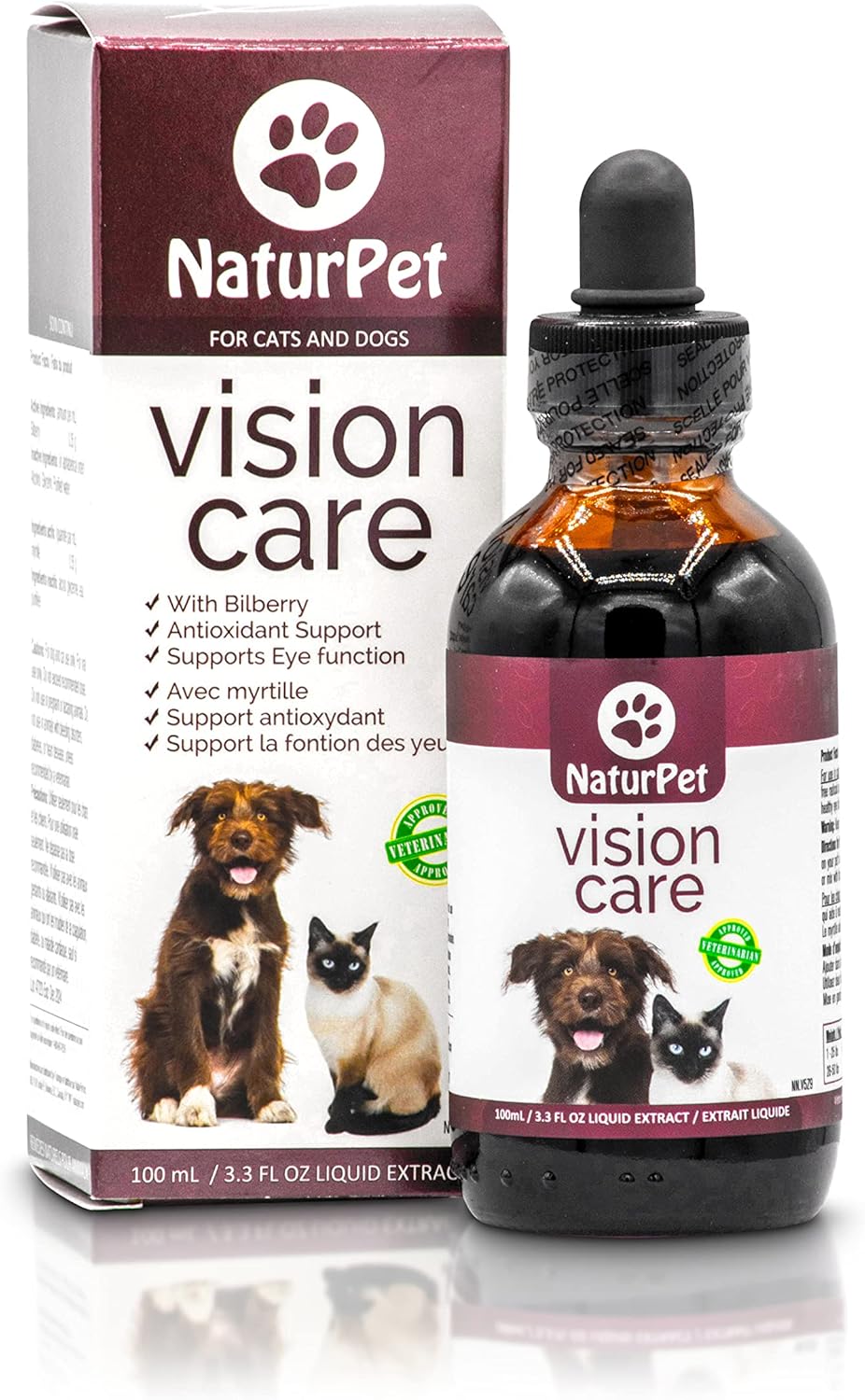 NaturPet Vision Care for Cats and Dogs with Bilberry Eye Support